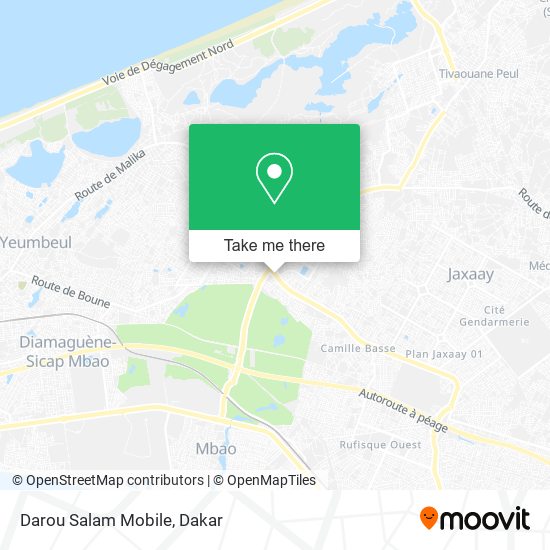 Darou Salam Mobile map