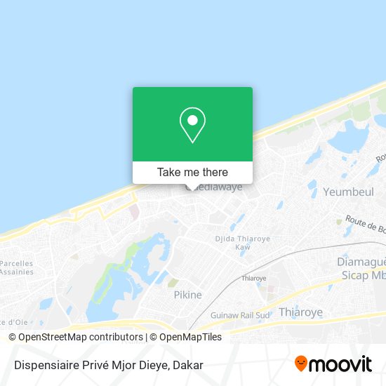 Dispensiaire Privé Mjor Dieye map