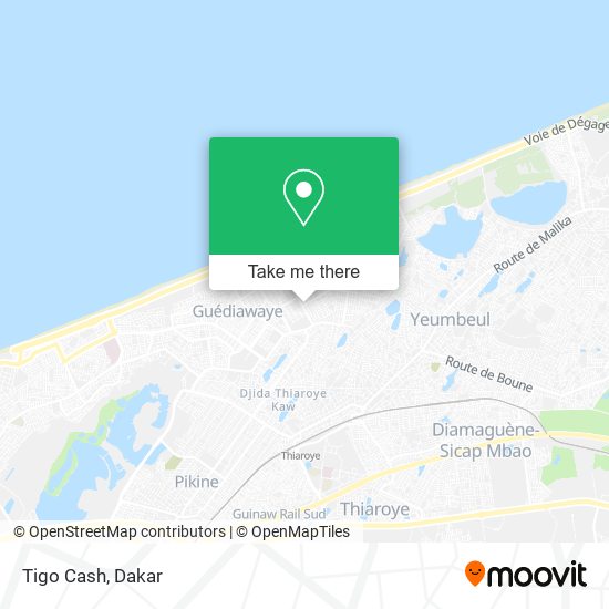 Tigo Cash map