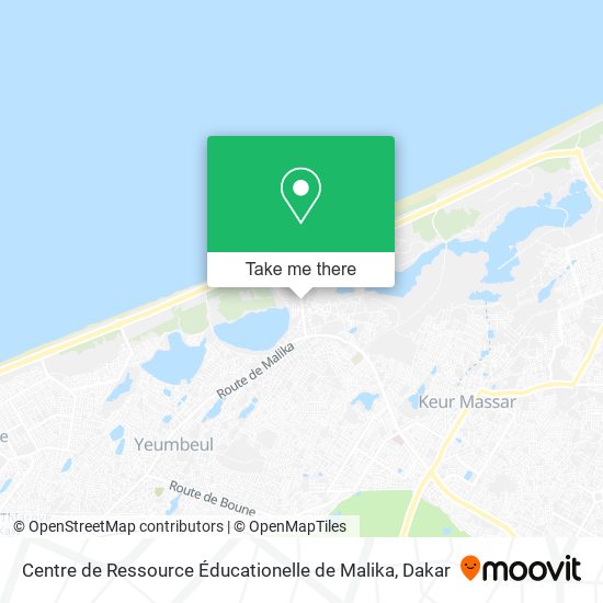 Centre de Ressource Éducationelle de Malika map