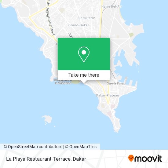La Playa Restaurant-Terrace map