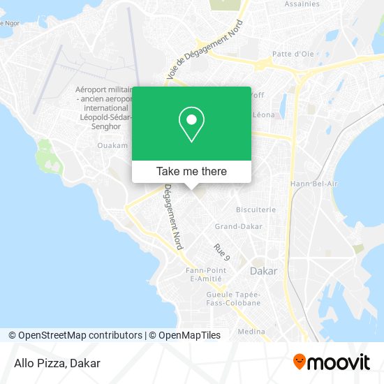 Allo Pizza map