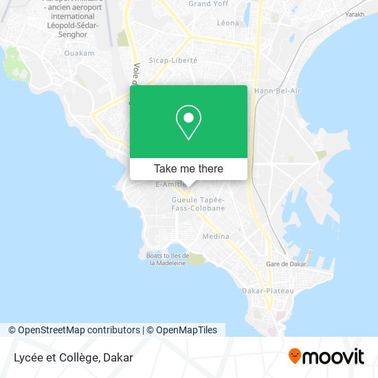 Lycée et Collège map