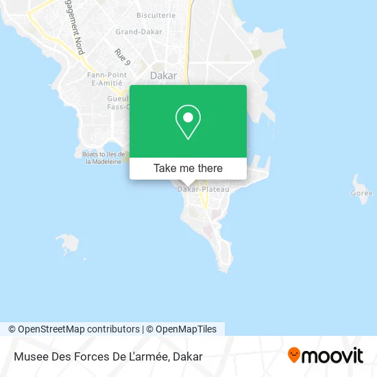 Musee Des Forces De L'armée map