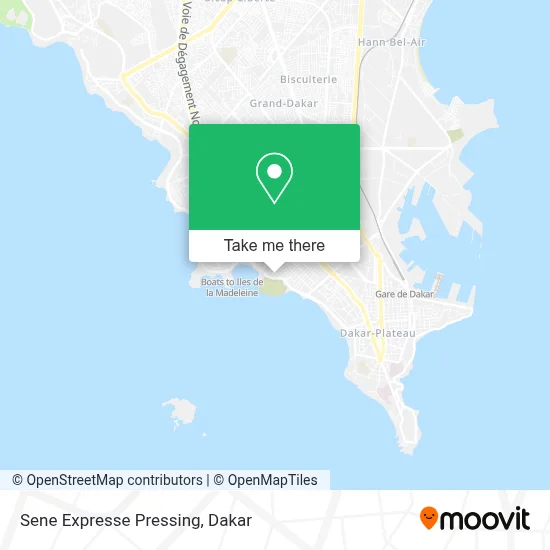 Sene Expresse Pressing map