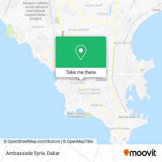 Ambassade Syrie map