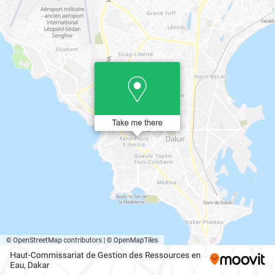 Haut-Commissariat de Gestion des Ressources en Eau map