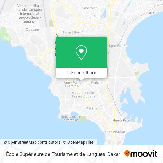 École Supérieure de Tourisme et de Langues map