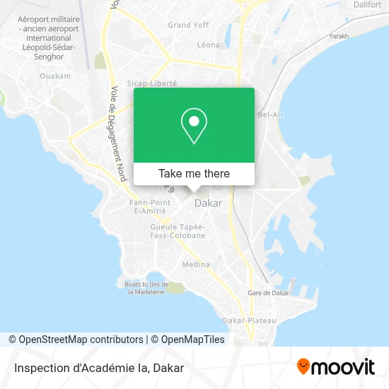 Inspection d'Académie Ia map