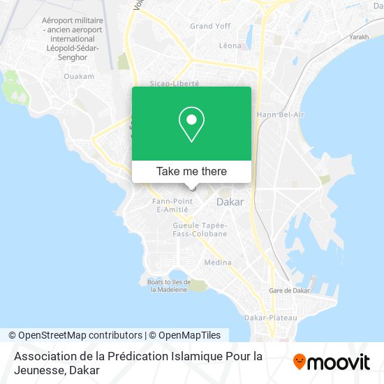 Association de la Prédication Islamique Pour la Jeunesse map