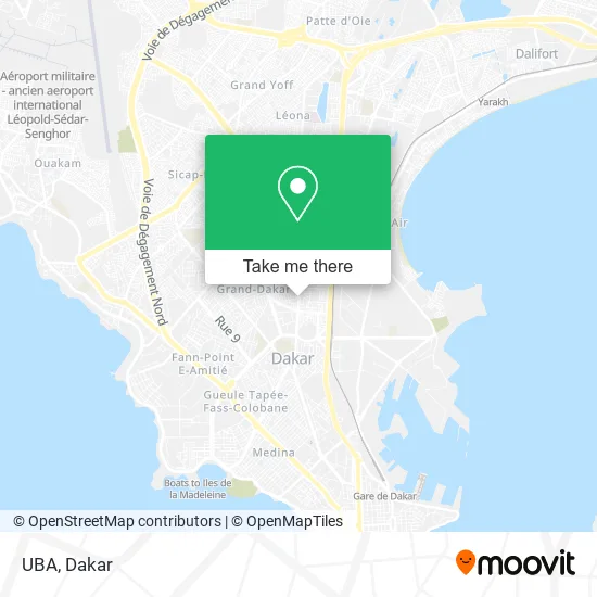UBA map