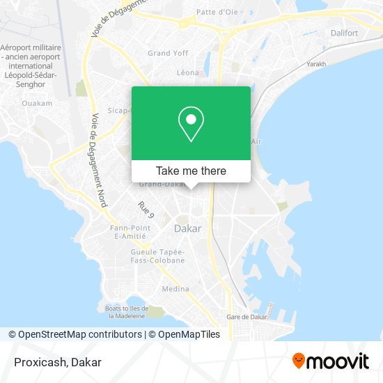 Proxicash map