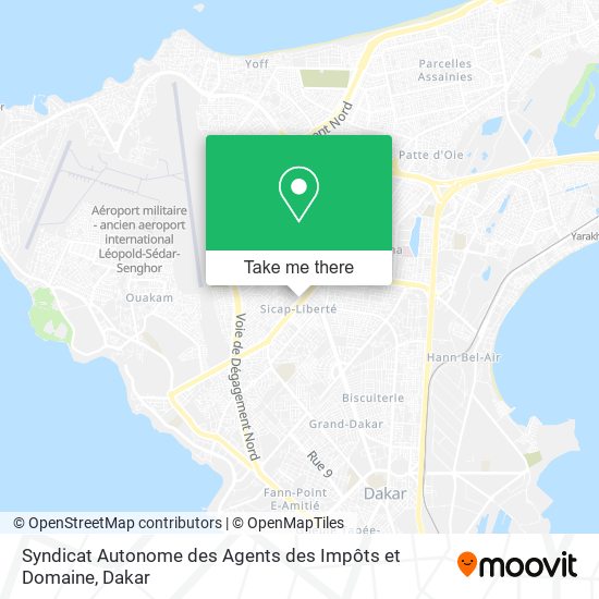 Syndicat Autonome des Agents des Impôts et Domaine map