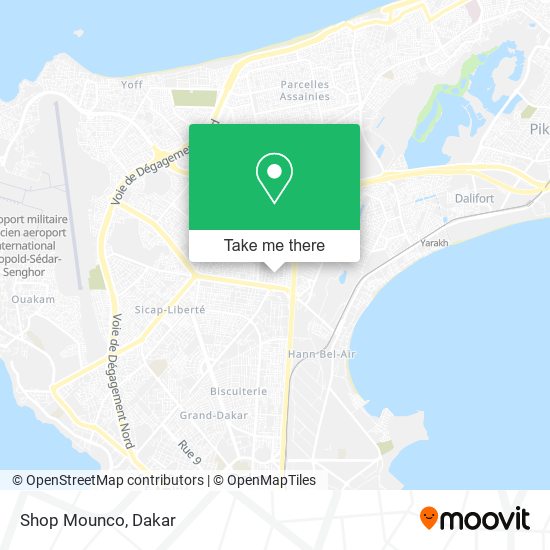 Shop Mounco map