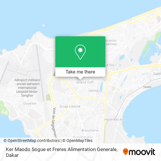 Ker Maodo Sogue et Freres Alimentation Generale map