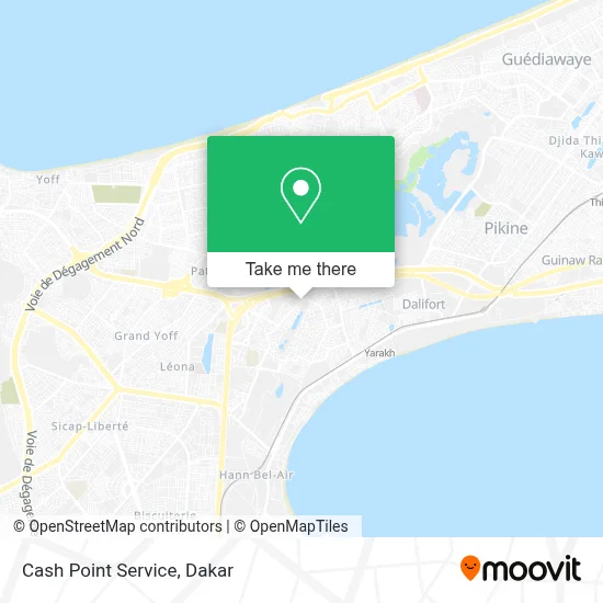 Cash Point Service map