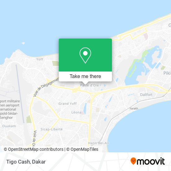 Tigo Cash map