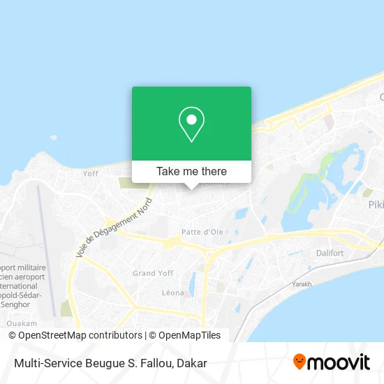 Multi-Service Beugue S. Fallou map