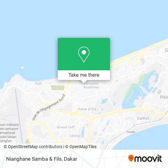 Nianghane Samba & Fils map