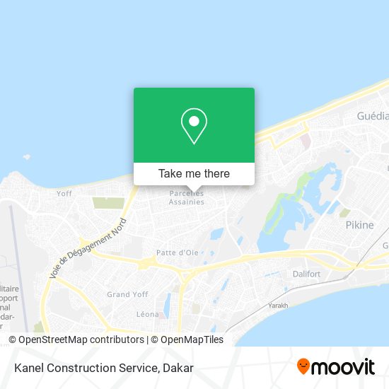 Kanel Construction Service map