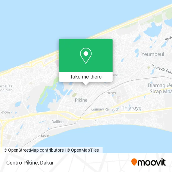 Centro Pikine map