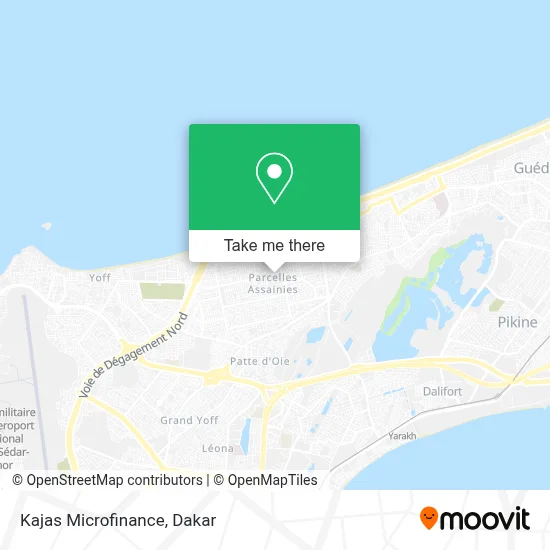 Kajas Microfinance map