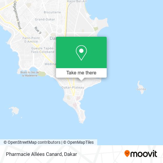 Pharmacie Allées Canard map