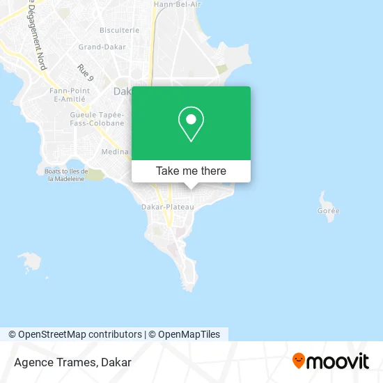 Agence Trames map