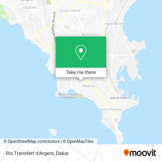 Ria Transfert d'Argent map