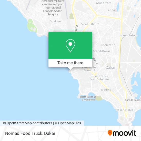 Nomad Food Truck map