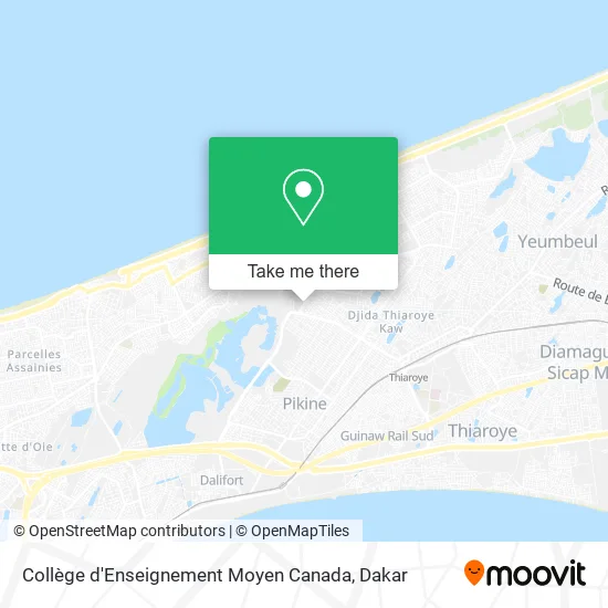 Collège d'Enseignement Moyen Canada map