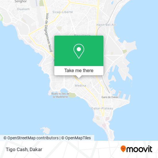 Tigo Cash map