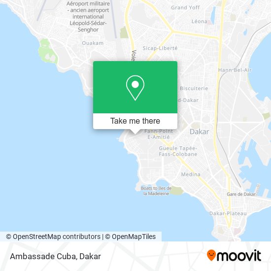 Ambassade Cuba map