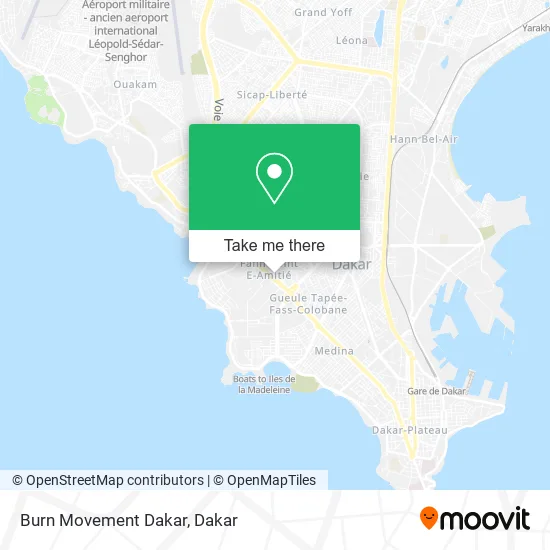 Burn Movement Dakar map