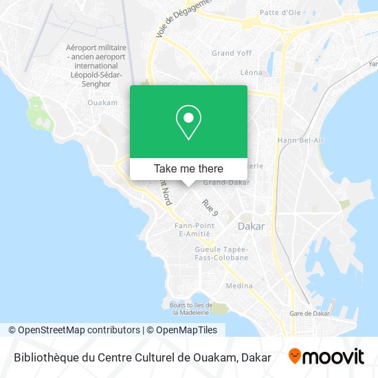 Bibliothèque du Centre Culturel de Ouakam map