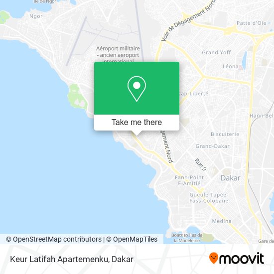 Keur Latifah Apartemenku map
