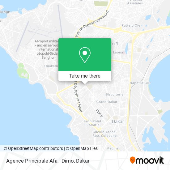 Agence Principale Afa - Dimo map