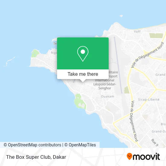 The Box Super Club map