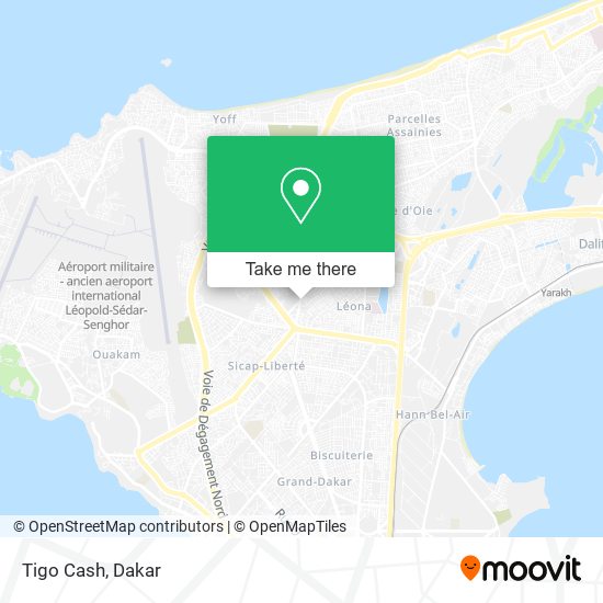 Tigo Cash map