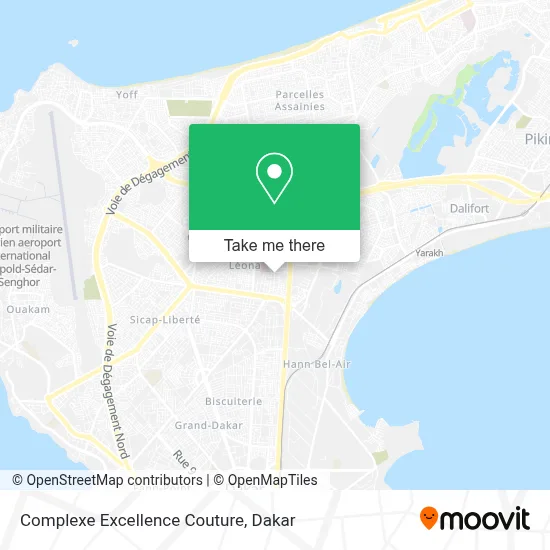 Complexe Excellence Couture map