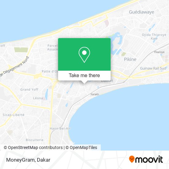 MoneyGram map