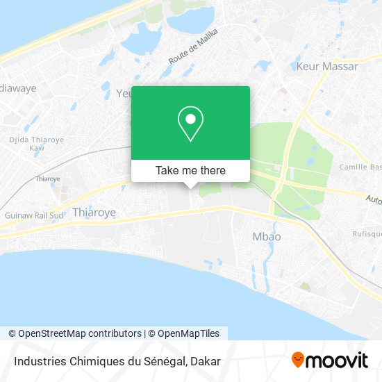 Industries Chimiques du Sénégal map