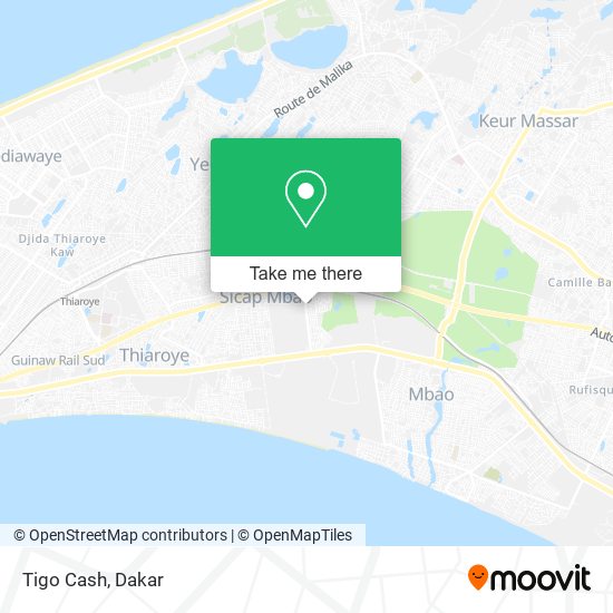 Tigo Cash map