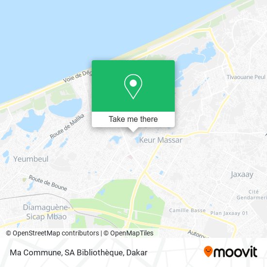Ma Commune, SA Bibliothèque map
