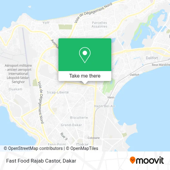 Fast Food Rajab Castor map