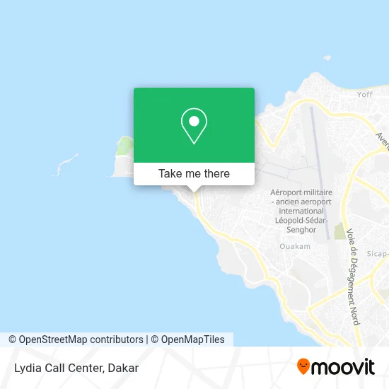 Lydia Call Center map
