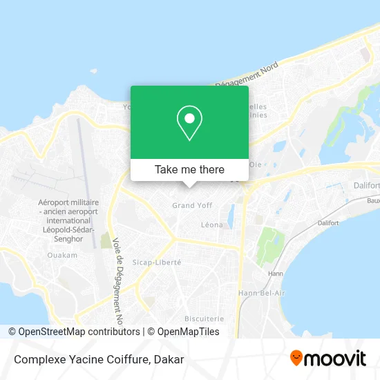 Complexe Yacine Coiffure map