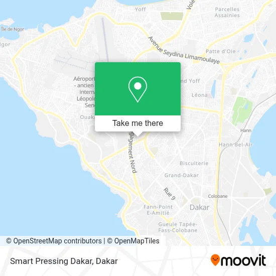 Smart Pressing Dakar map