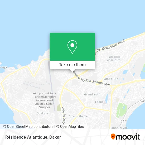 Résidence Atlantique map