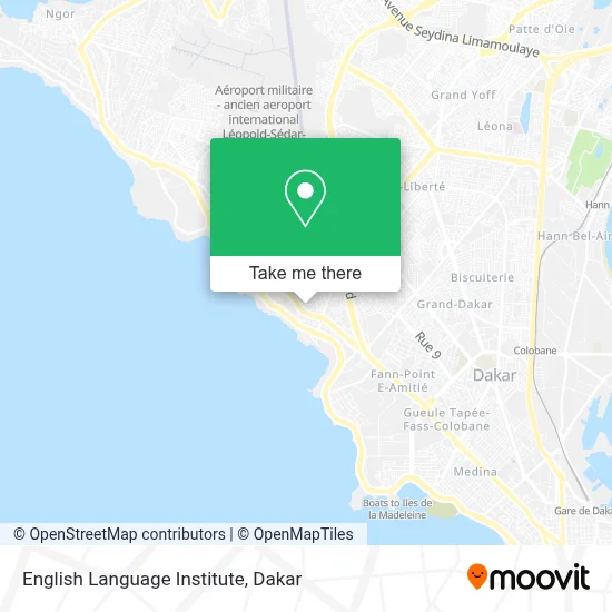English Language Institute map